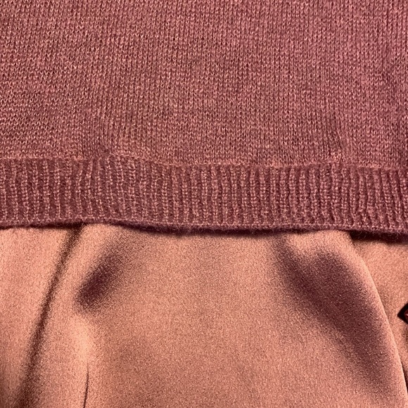 Semicouture mauve Italian mohair sweater top M - Picture 7 of 12